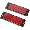 2 catadioptres rectangulaires rouges 2en1 norauto
