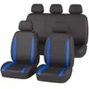 Jeu complet de housses universelles voiture 1er prix bleu et noir