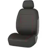 1 housse universelle siège avant voiture 1er prix noir et rouge