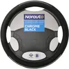 Couvre volant norauto noir et chrome