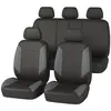 Jeu complet de housses universelles voiture norauto hathor noir et gri...