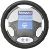 Couvre volant norauto classic sport noir et bleu