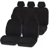 Jeu complet de housses universelles voiture 1er prix noir et bleu