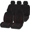 Jeu complet de housses universelles voliture 1er prix noir et rouge