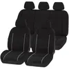 Jeu complet de housses universelles voiture 1er prix noir et gris
