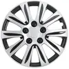 4 enjoliveurs gris/noir norauto 14 pouces