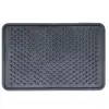 1 tapis arrière en pvc universel noir