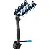 Porte-vélos d'attelage suspendu norauto slim 100-4v2 pour 4 vélos