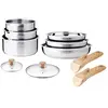 Batterie Arthur Martin 10 Pièces Inox