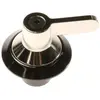 Bouton gaz rétro chromé pour cuisinière SMEG 5760892 - CP60X - SCB92MP...