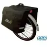 Sacoche velo porte bagages a pont 2 volumes atoo noire (+/-40l)