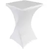 MOB EVENT PRO Housse blanche de table haute pliante carrée