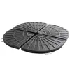 Lot de 4 dalles de parasol lestées - Oviala