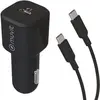 MUVIT FOR CHANGE PACK CHARGEUR VOITURE PD 20W + CABLE USB-C NOIR