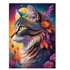 Bluebird Puzzle Floral Cat Puzzle-F-90942