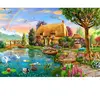 Bluebird Puzzle Lakeside Cottage Puzzle-F-90008