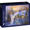 Bluebird Puzzle Christmas Cottage Puzzle-F-90352
