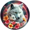 Bluebird Puzzle Puzzle Rond - Les Loups Blancs Puzzle-F-91149