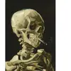 Bluebird Puzzle Vincent Van Gogh - Head of a Skeleton with a Burning C...