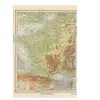 Grafika Carte de la France Physique - Larousse, 1925 F-33746