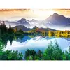 Grafika La Montagne derrière le Lac F-30394