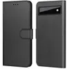 Coque pour Google Pixel 6 - Portefeuille Noir Rabat Clapet Aimanté Ran...