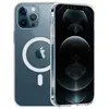 Coque pour iPhone 12 PRO (6,1) - Silicone Transparent avec Cercle magnétique intégré Phonillico®