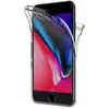 Coque pour iPhone SE 2020 - Housse Etui Gel TPU Silicone Intégrale Transparent Deux Parties Avant Arrière Emboitable Phonillico®