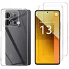 Coque pour Xiaomi Redmi Note 13 5G et 2 Verres Trempé Film Protection ...
