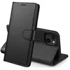 Coque pour iPhone 14 PLUS - Portefeuille Noir Rabat Clapet Aimanté Ran...