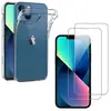 Coque pour iPhone 14 et 2 Verres Trempé Film Protection Ecran Phonilli...