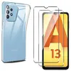 Coque pour Samsung Galaxy A13 4G et 2 Verres Trempé Film Protection Ecran Phonillico®