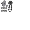 PHONILLICO Roues lave-vaisselle universelles paniers inférieur et supérieur [Lot 16] Pièces rechange compatible avec AEG Candy Electrolux Ikea