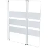 Ayor ONDEE - Pare-baignoire MISSI 2V - Paroi 120x140x0,4cm - Verre tre...
