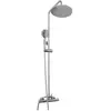 ONDEE - Kit barre de douche avec mitigeur COME - H120,5xL34cm - Finiti...