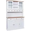 Buffet haut - ALTOBUY - Socoa - 5 portes - 6 tiroirs - Bois massif ver...