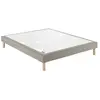 Sommier Epeda CONFORT MEDIUM DECO NATURE 200x200 Chiné Naturel