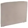 Tête De Lit Epeda Galbe Tisse Taupe 160x120x8 Cm