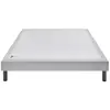 Sommier Epeda CONFORT FERME DECO NATURE 90x190 Gris souris Lattes