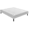 Sommier Epeda CONFORT MEDIUM DECO NATURE 90x190 Gris souris Lattes