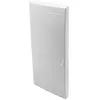 Porte 52 modules - EUROHM - 4Rx13M - Blanc - Charnières plastiques