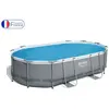 Bâche à bulles Bestway 410 x 260 cm pour piscine hors sol ovale Fast S...