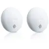 Lot de 2 détecteurs de fumée - Sirène 85dB - Compatible Home Alarm (Ad...