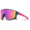 Julbo Fury S Lunettes de soleil unisexe pour adulte, noir/rose, taille unique