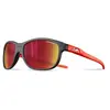 Julbo Arcade Lunettes de soleil unisexe pour adulte, Noir/Orange Securit, S (6-10 años)