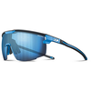 Julbo Ultimate Lunettes de Soleil pour Hommes, Noir/Rouge, Taille Unique