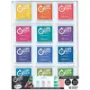 Merkloos / Sans marque SET OF 12 IZINK QUICK DRY M INKPADS - BRIGHT