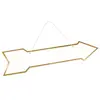 Flèche directionnelle - Or - 41x10cm - Bord métallisé