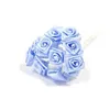 Mini rose satin (x 48) ciel