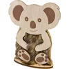 Décoration petit Koala 15,5 x 8 cm - Gris